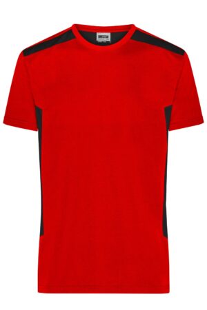 T-Shirt Herren Schwarz/Grau – Men's Workwear T-Shirt - STRONG - GRS & OCS Blended