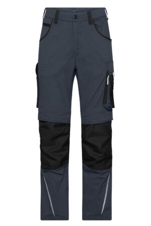 Hose Unisex Schwarz/Grau – Workwear Pants Slim Line - STRONG - GRS