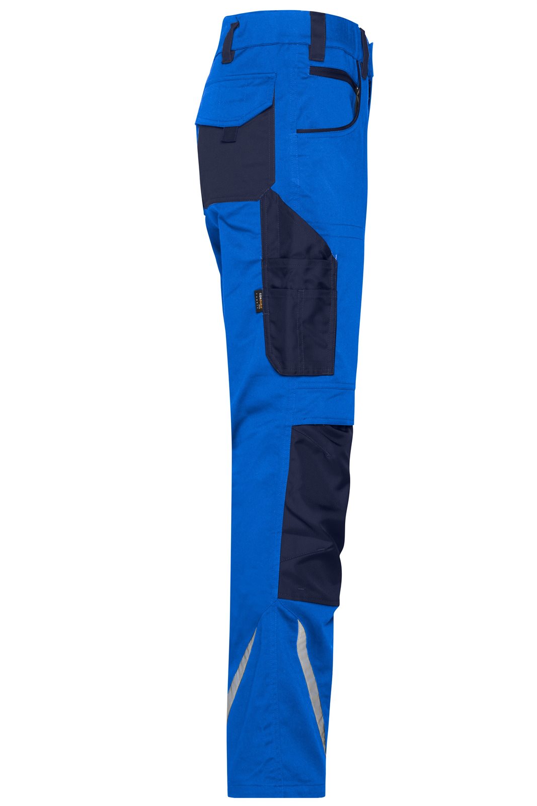 Hose Unisex Blau – Workwear Pants Slim Line - STRONG - GRS, Detailansicht