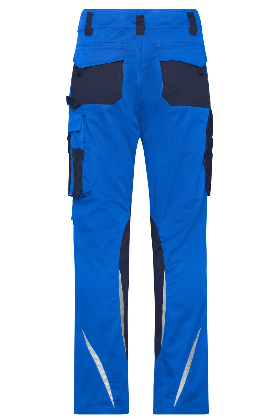 Hose Unisex Blau – Workwear Pants Slim Line - STRONG - GRS, Detailansicht