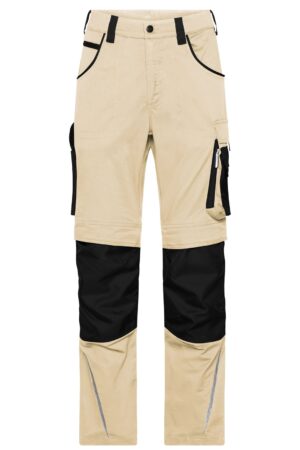 Hose Unisex Schwarz/Grau – Workwear Pants Slim Line - STRONG - GRS