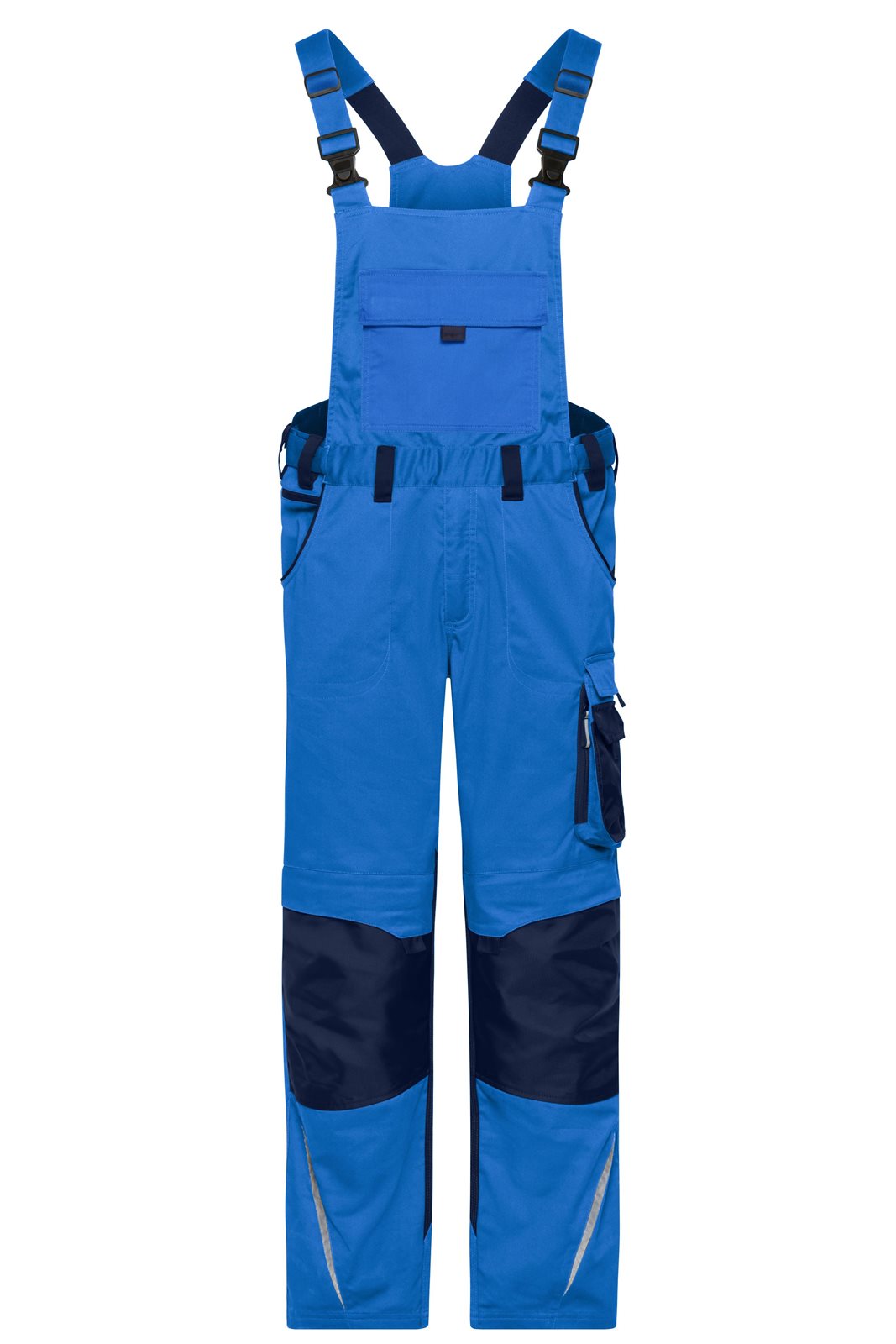 Hose Unisex Blau – Workwear Pants with Bib - STRONG - GRS