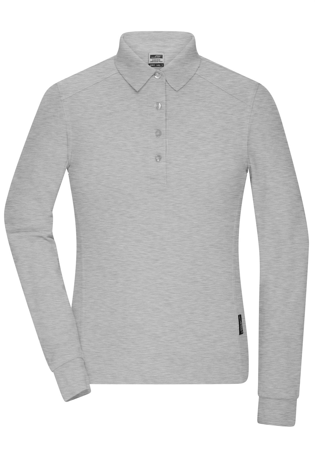 Poloshirt Damen Grau – Ladies' Workwear-Long-Sleeved Polo OCS Blended