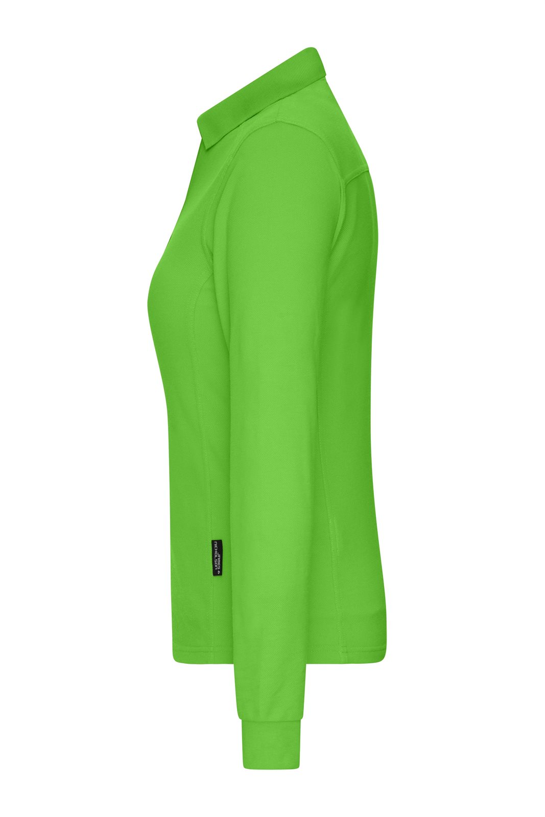 Poloshirt Damen Grün – Ladies' Workwear-Long-Sleeved Polo OCS Blended, Detailansicht