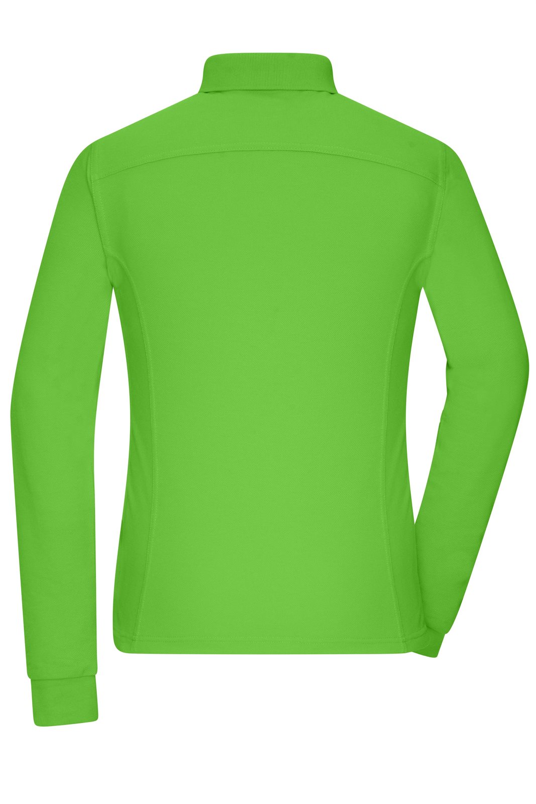 Poloshirt Damen Grün – Ladies' Workwear-Long-Sleeved Polo OCS Blended, Detailansicht