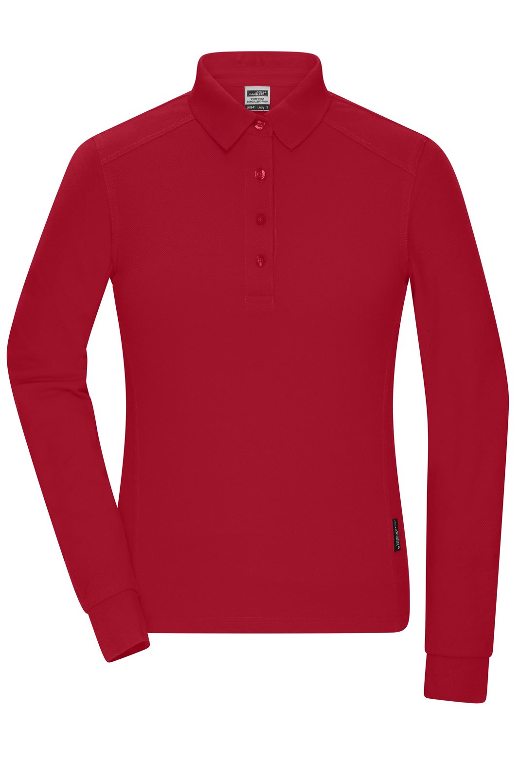 Poloshirt Damen Rot – Ladies' Workwear-Long-Sleeved Polo OCS Blended