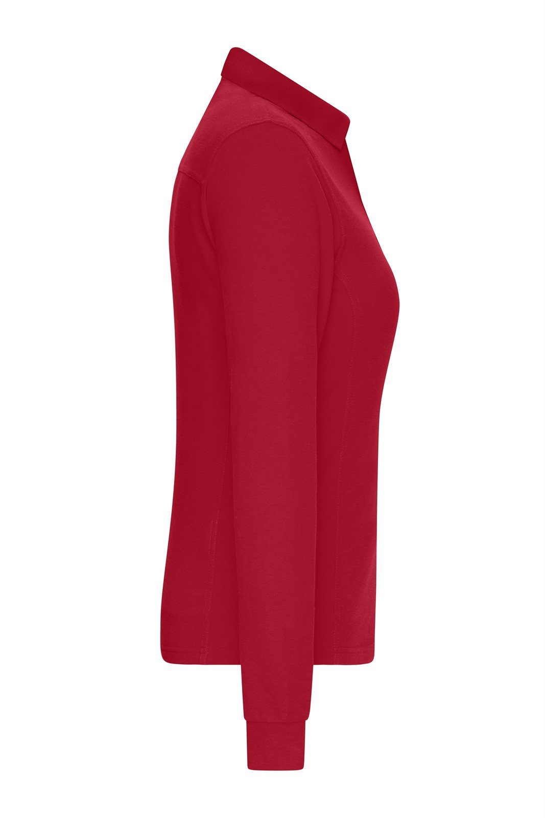 Poloshirt Damen Rot – Ladies' Workwear-Long-Sleeved Polo OCS Blended, Detailansicht