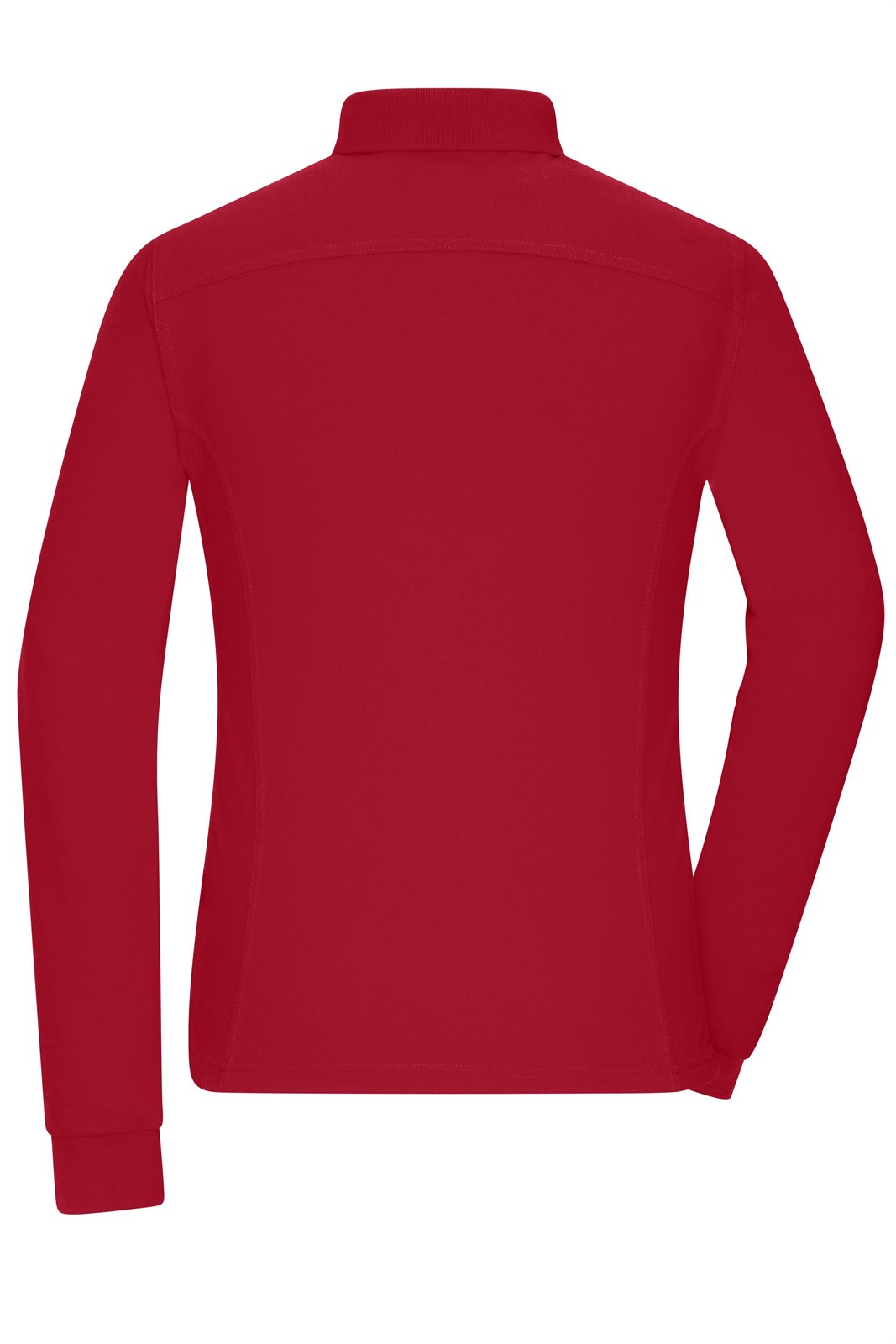 Poloshirt Damen Rot – Ladies' Workwear-Long-Sleeved Polo OCS Blended, Detailansicht