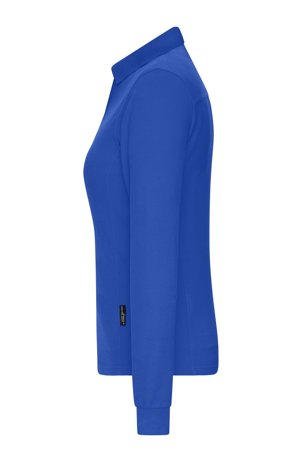 Poloshirt Damen Blau – Ladies' Workwear-Long-Sleeved Polo OCS Blended, Detailansicht