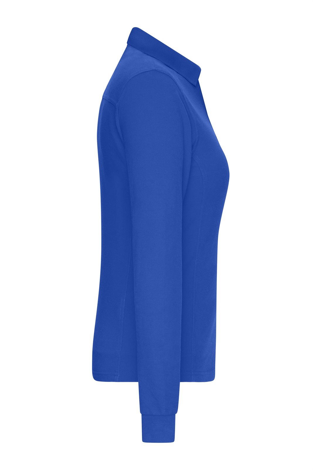 Poloshirt Damen Blau – Ladies' Workwear-Long-Sleeved Polo OCS Blended, Detailansicht