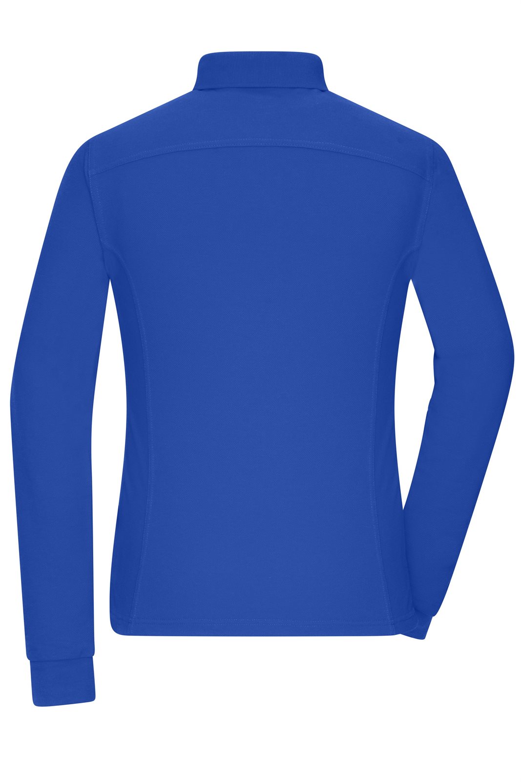 Poloshirt Damen Blau – Ladies' Workwear-Long-Sleeved Polo OCS Blended, Detailansicht
