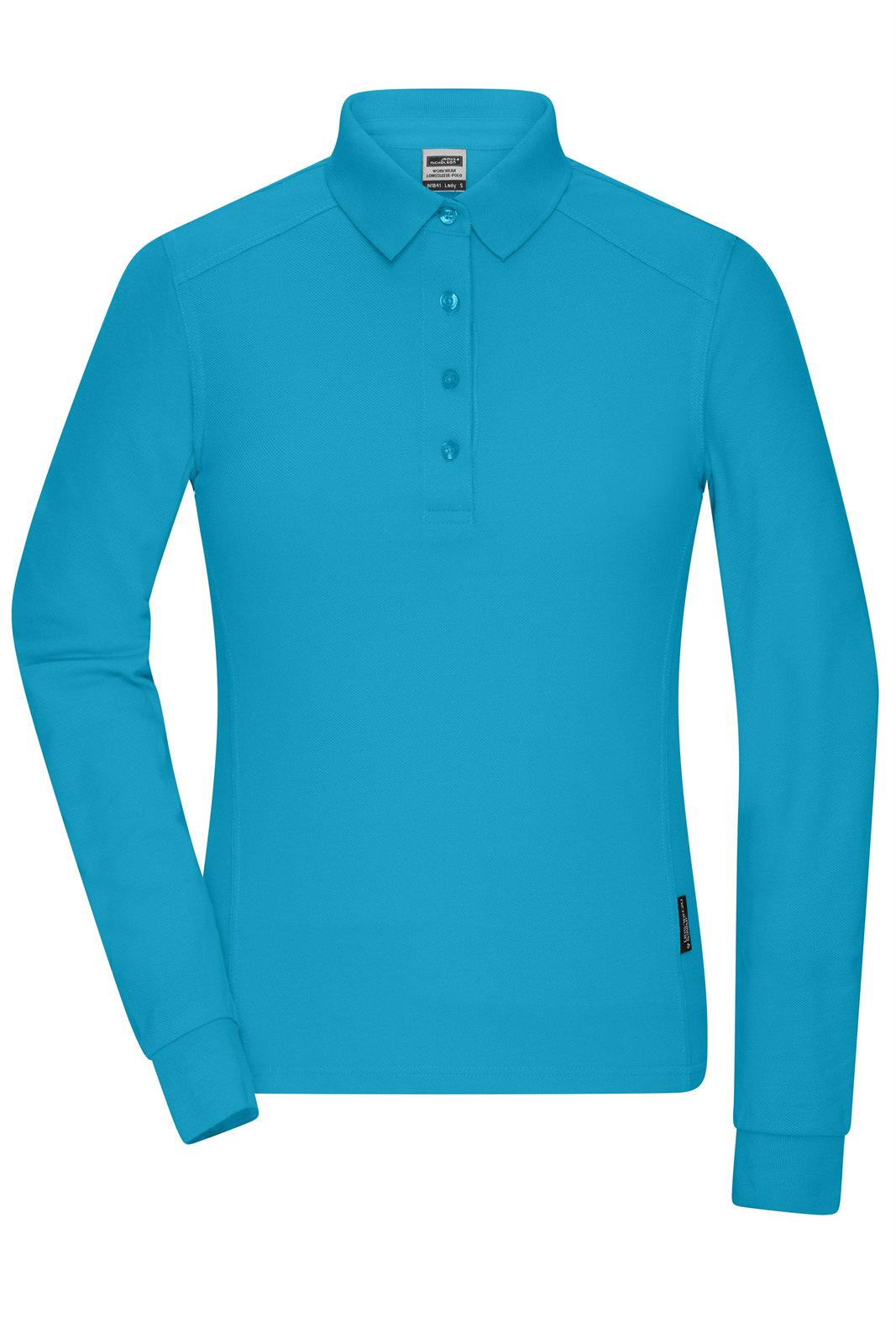 Poloshirt Damen Blau – Ladies' Workwear-Long-Sleeved Polo OCS Blended