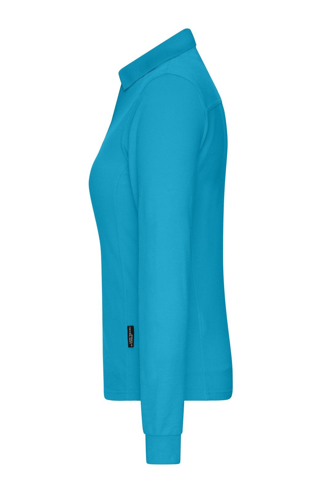 Poloshirt Damen Blau – Ladies' Workwear-Long-Sleeved Polo OCS Blended, Detailansicht