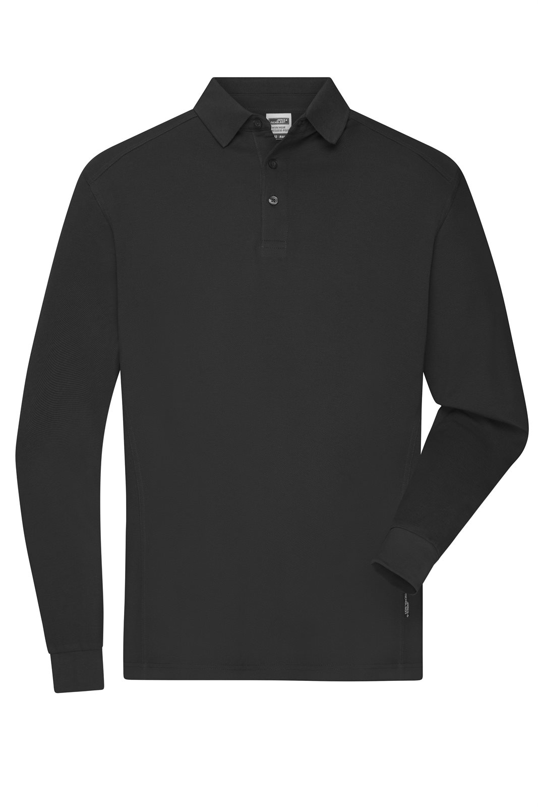 Poloshirt Herren Schwarz – Men's Workwear-Long-Sleeved Polo OCS Blended