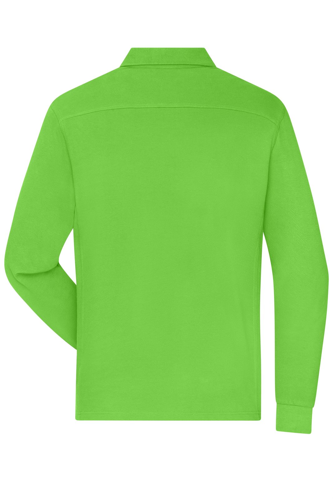 Poloshirt Herren Grün – Men's Workwear-Long-Sleeved Polo OCS Blended, Detailansicht