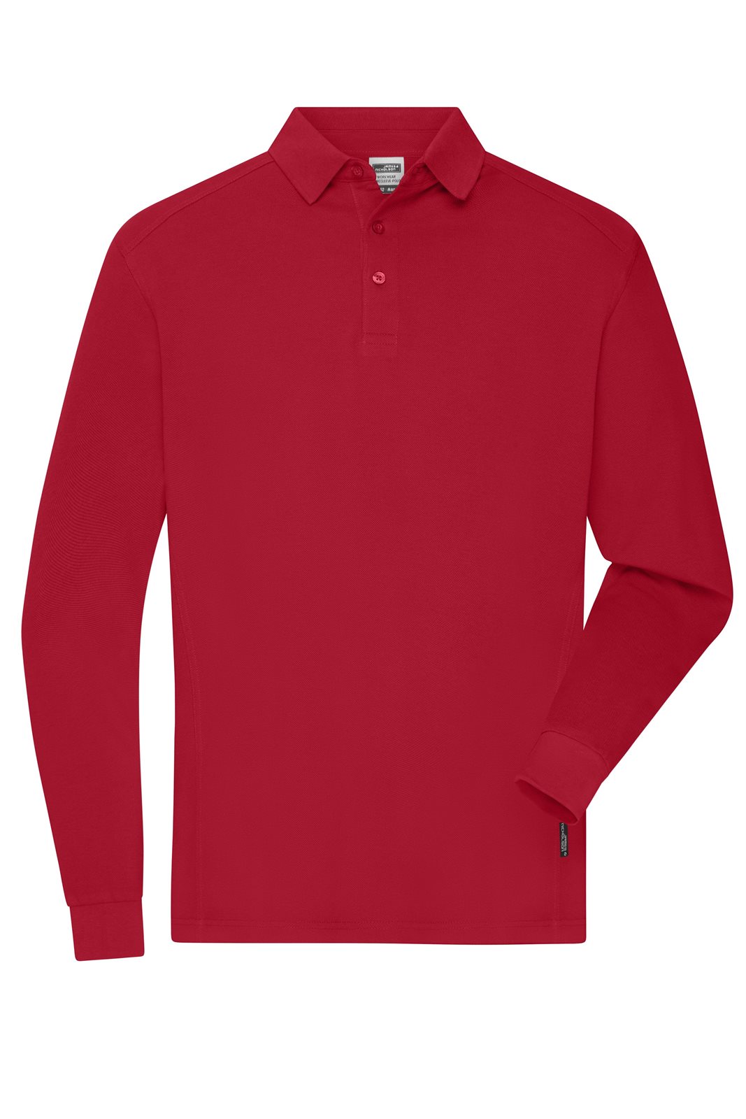 Poloshirt Herren Rot – Men's Workwear-Long-Sleeved Polo OCS Blended