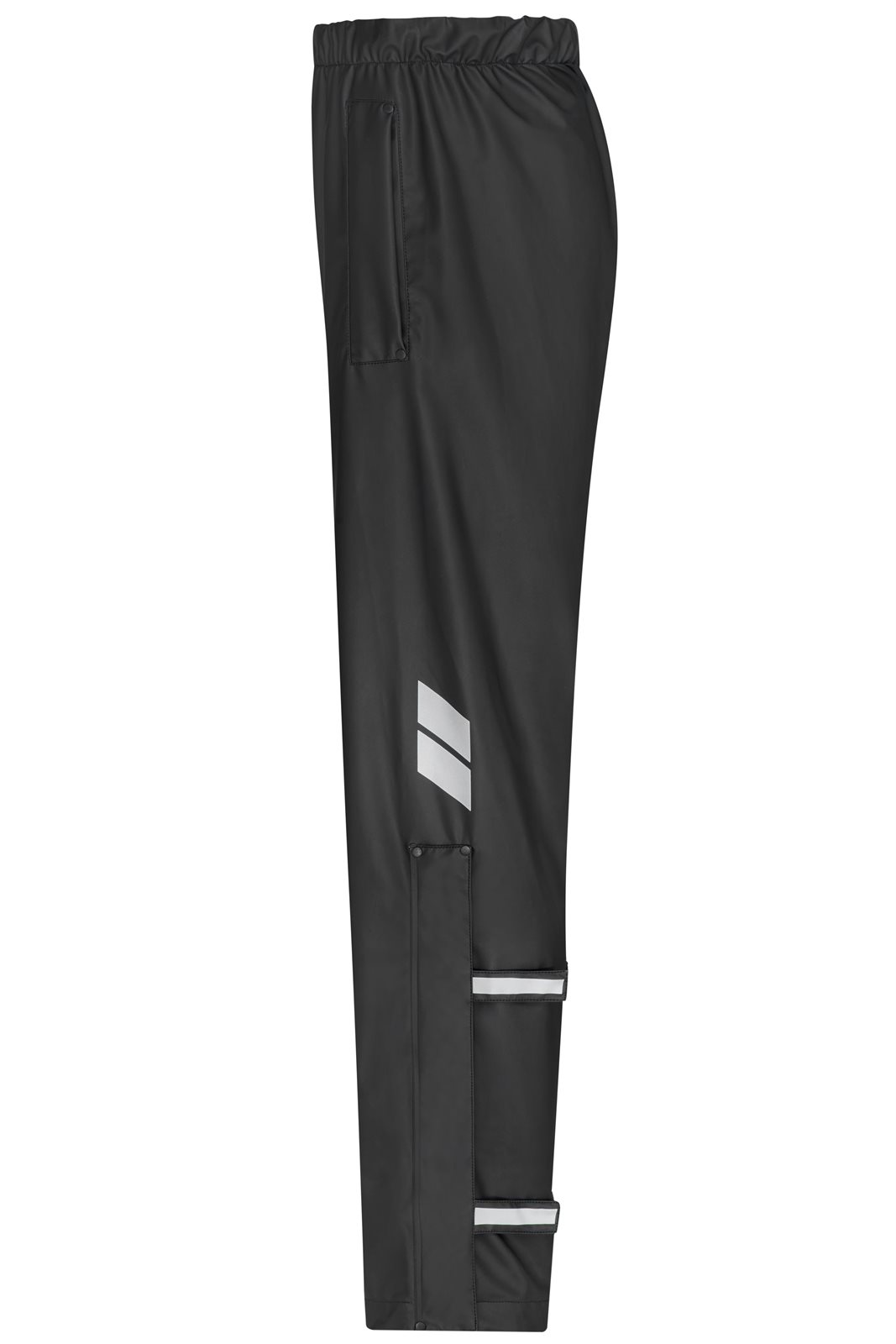 Hose Unisex Schwarz – Worker Rain-Pants, Detailansicht