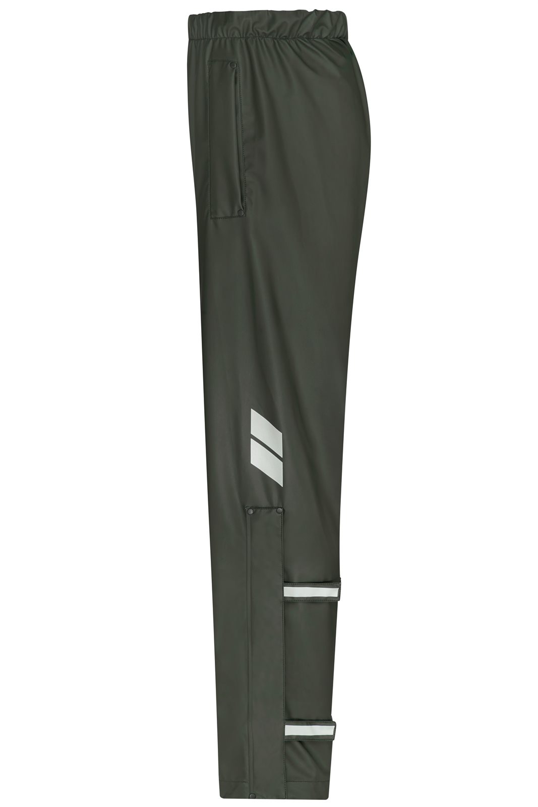 Hose Unisex Braun/Grün/Oliv – Worker Rain-Pants, Detailansicht
