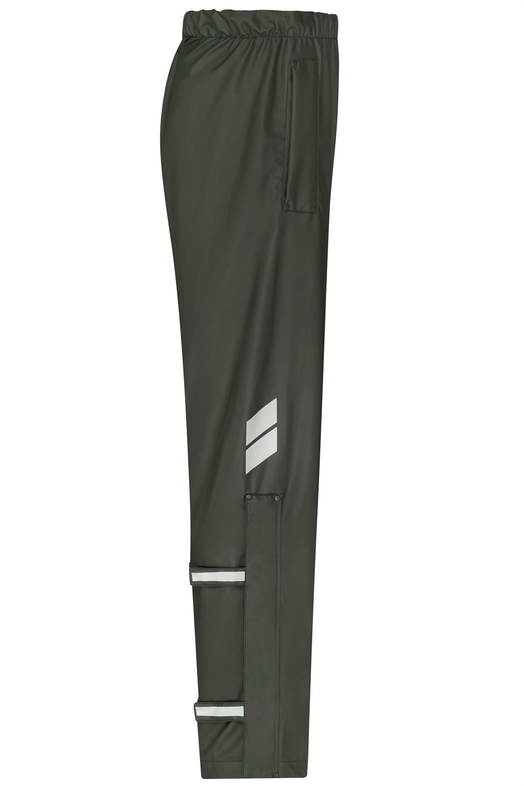 Hose Unisex Braun/Grün/Oliv – Worker Rain-Pants, Detailansicht
