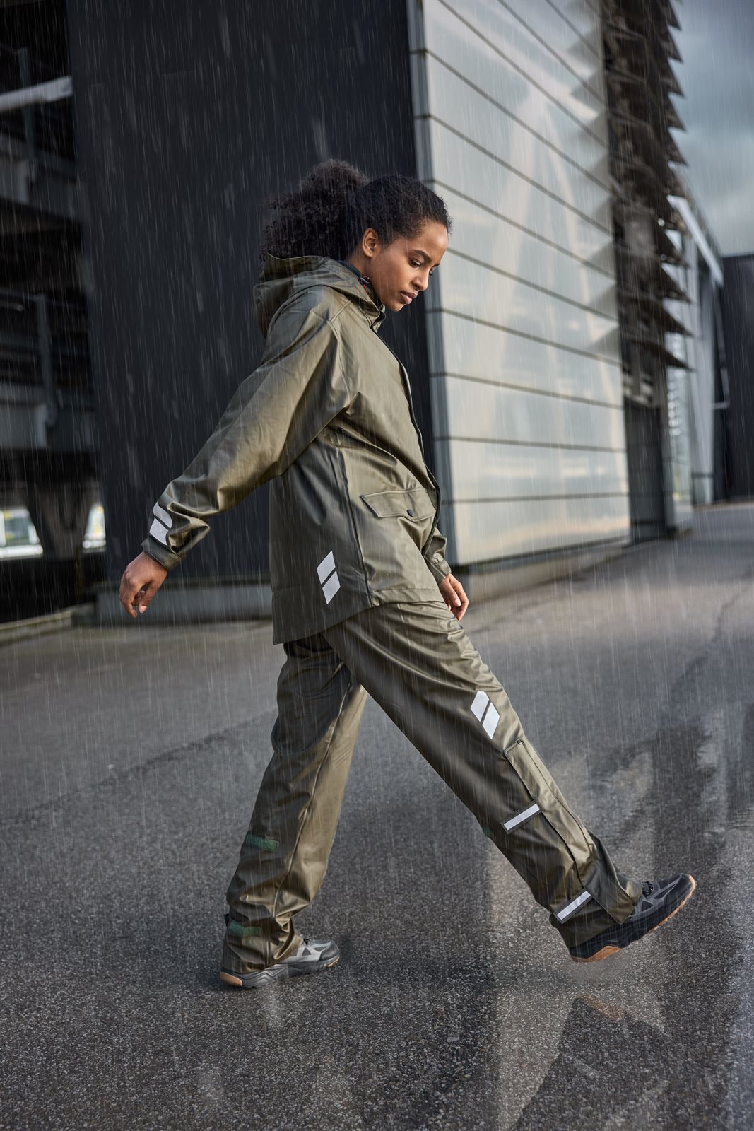 Jacke Unisex – Worker Rain-Jacket, Detailansicht