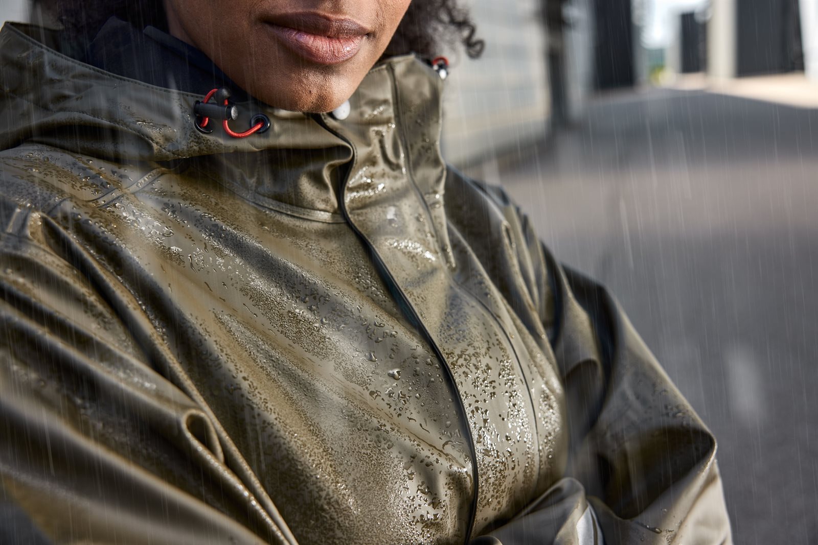 Jacke Unisex – Worker Rain-Jacket, Detailansicht