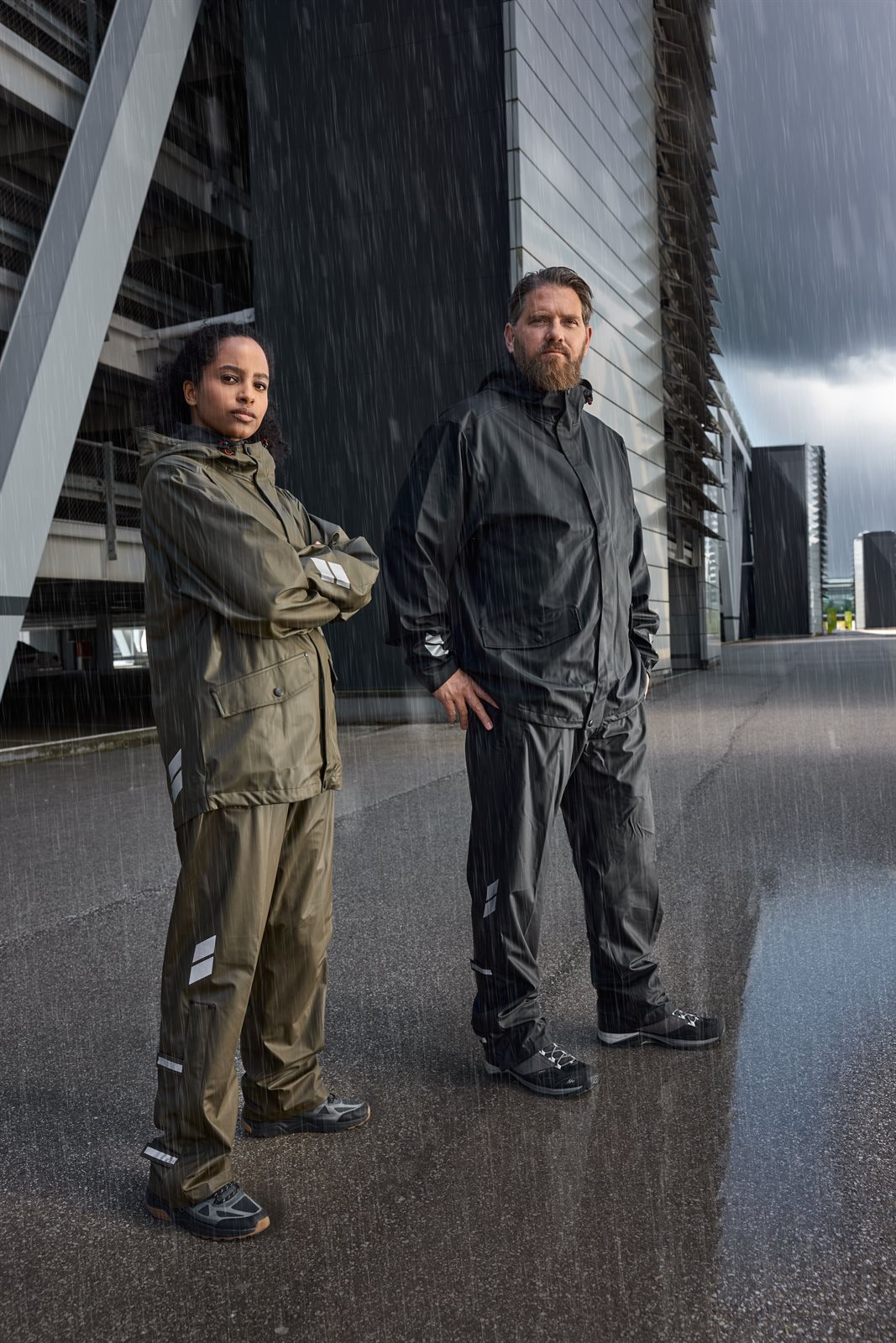Jacke Unisex – Worker Rain-Jacket, Detailansicht
