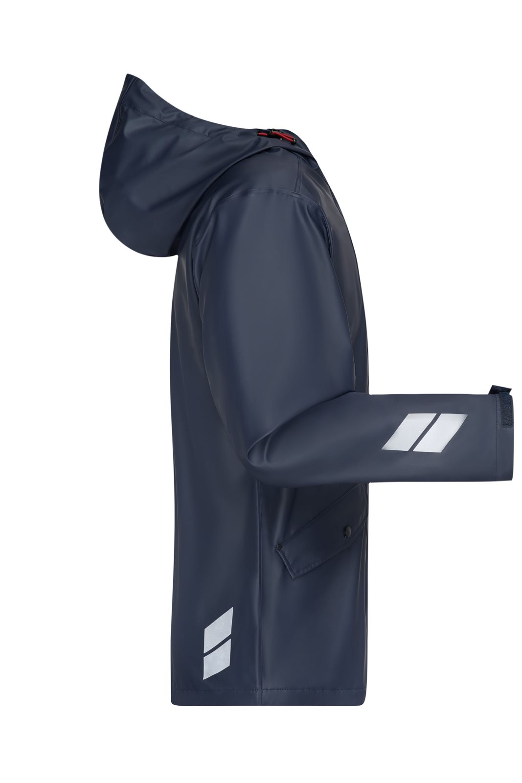 Jacke Unisex Blau – Worker Rain-Jacket, Detailansicht
