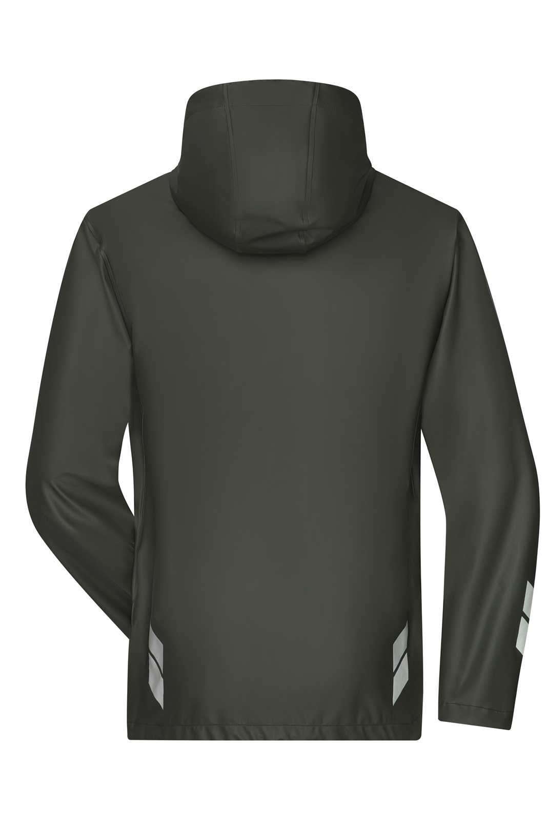 Jacke Unisex Braun/Grün/Oliv – Worker Rain-Jacket, Detailansicht