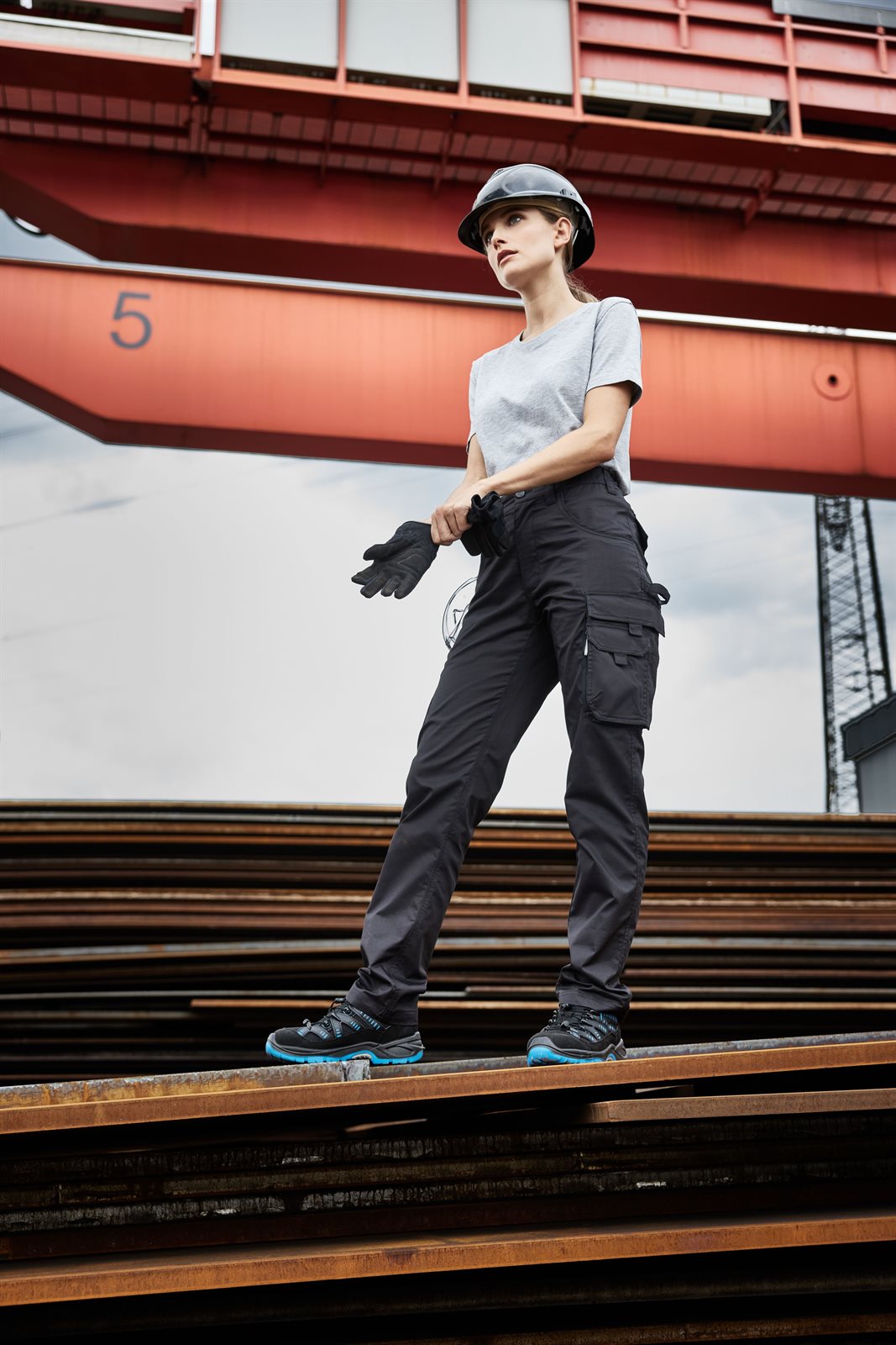 Hose Unisex – Workwear-Pants light Slim Line, Detailansicht