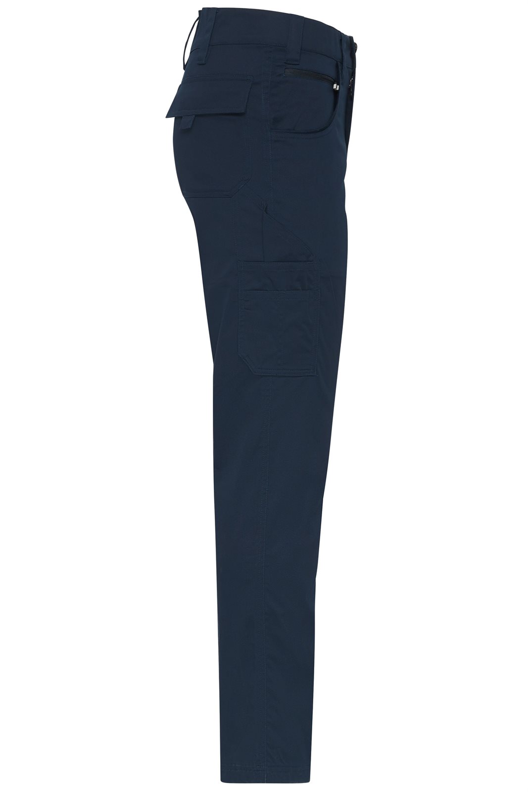 Hose Unisex Blau – Workwear-Pants light Slim Line, Detailansicht