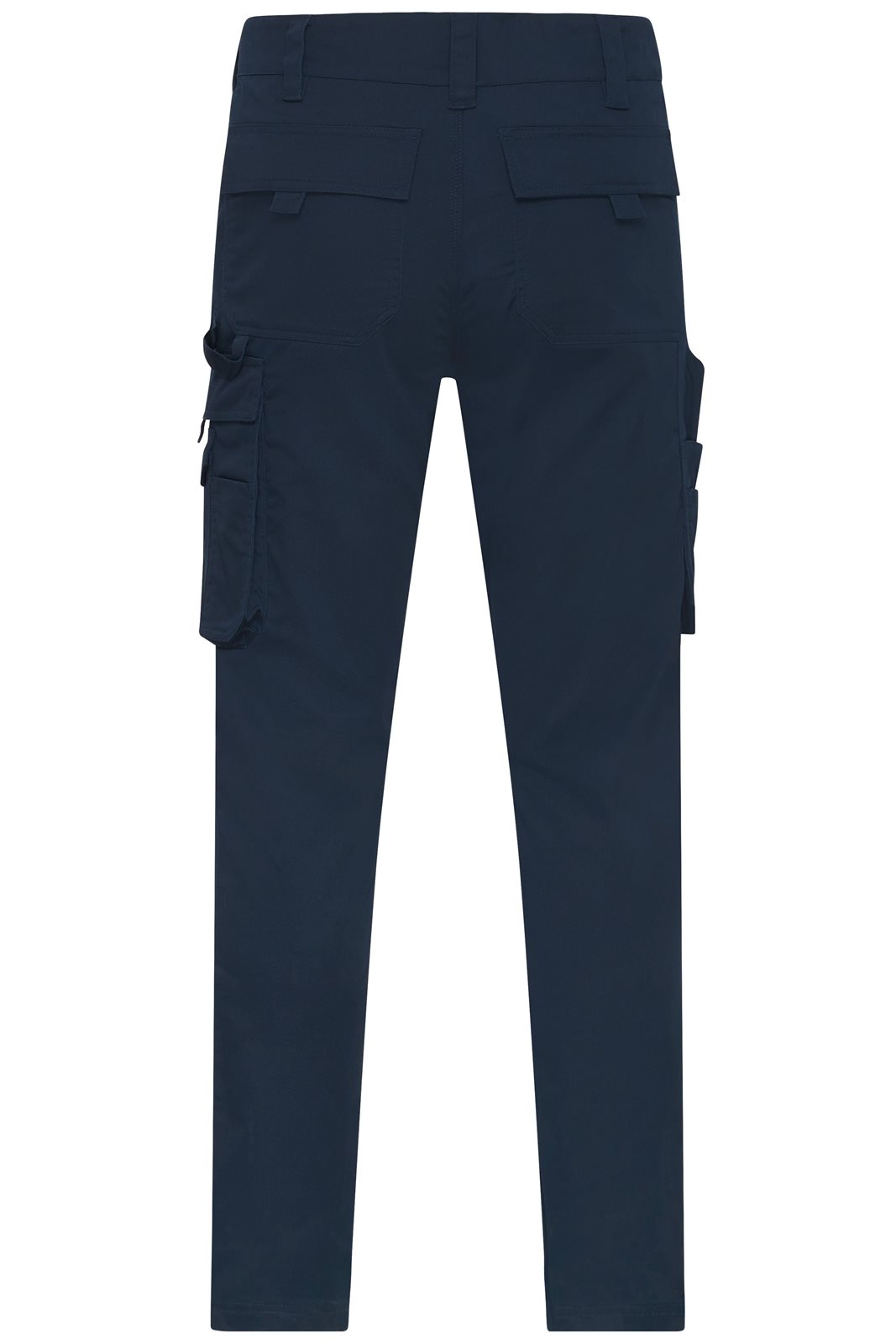 Hose Unisex Blau – Workwear-Pants light Slim Line, Detailansicht