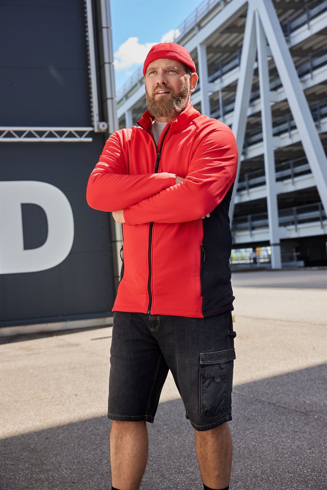 Jacke Herren – Men's Stretchfleece Jacket, Detailansicht