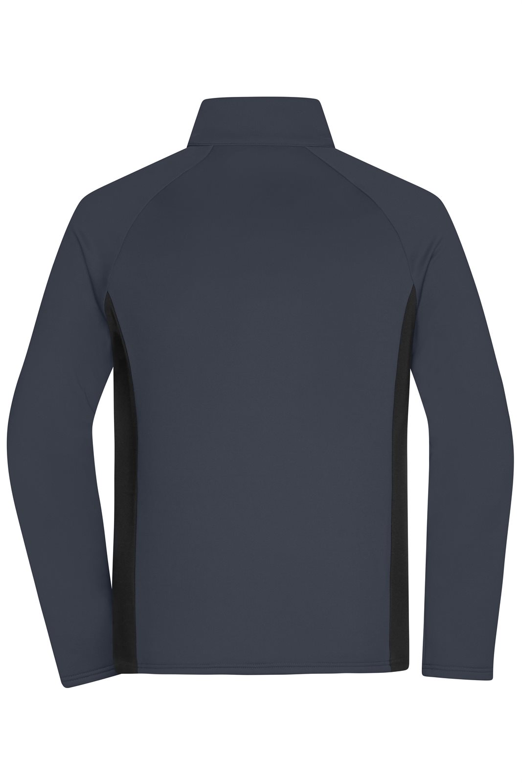 Jacke Herren Schwarz/Grau – Men's Stretchfleece Jacket, Detailansicht