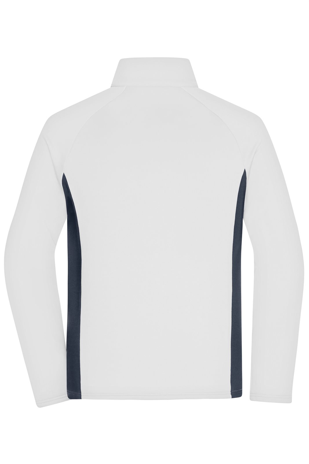 Jacke Herren Weiß/Grau – Men's Stretchfleece Jacket, Detailansicht