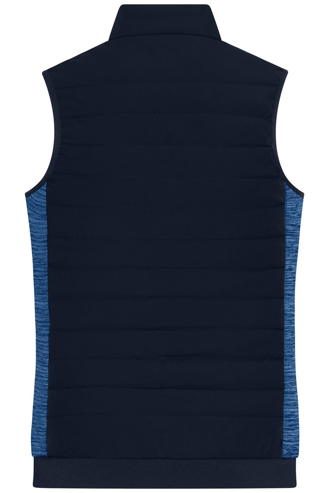 Weste Damen Blau – Ladies' Padded Hybrid Vest, Detailansicht