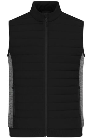 Weste Herren Schwarz/Grau – Men's Padded Hybrid Vest