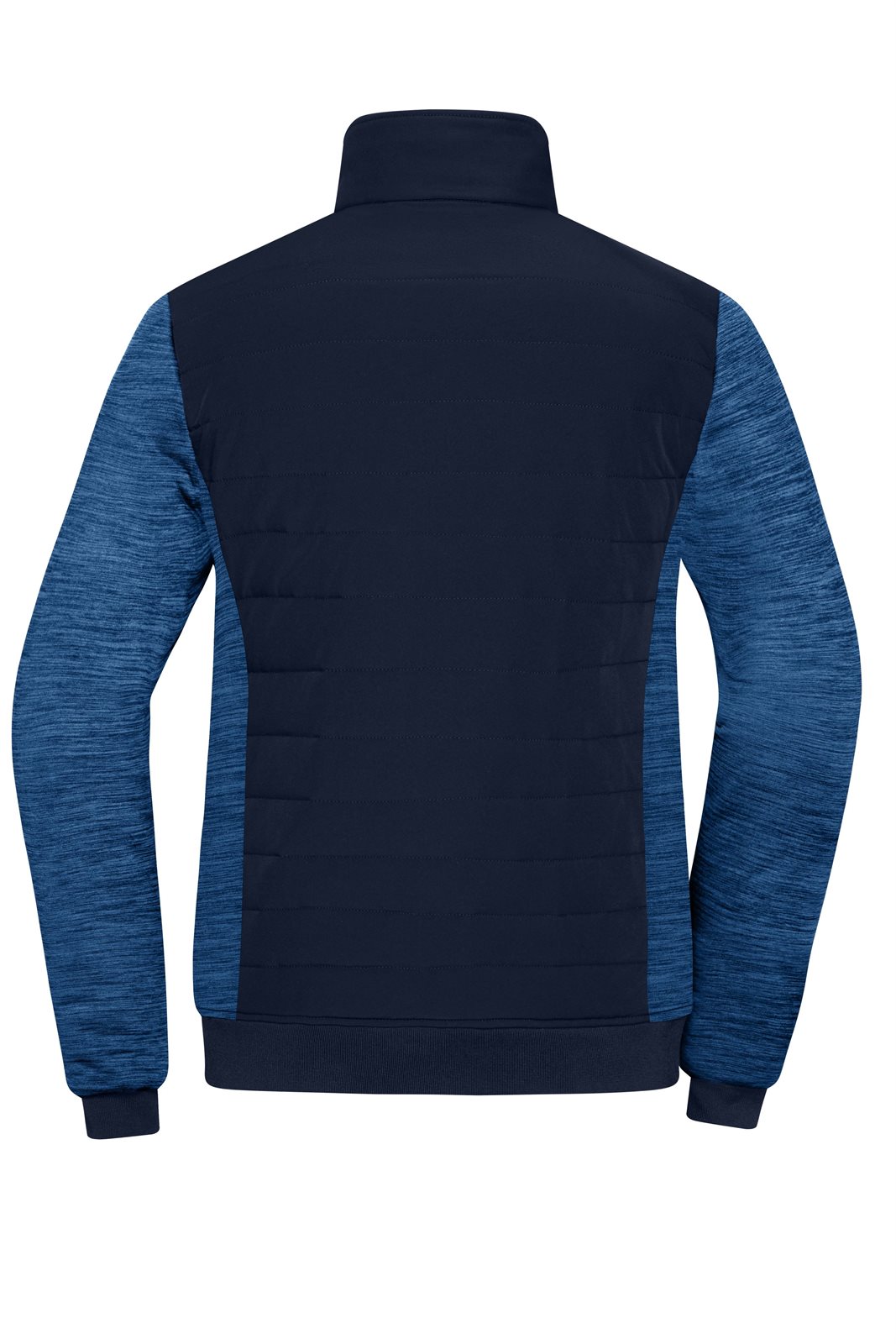 Jacke Damen Blau – Ladies' Padded Hybrid Jacket, Detailansicht