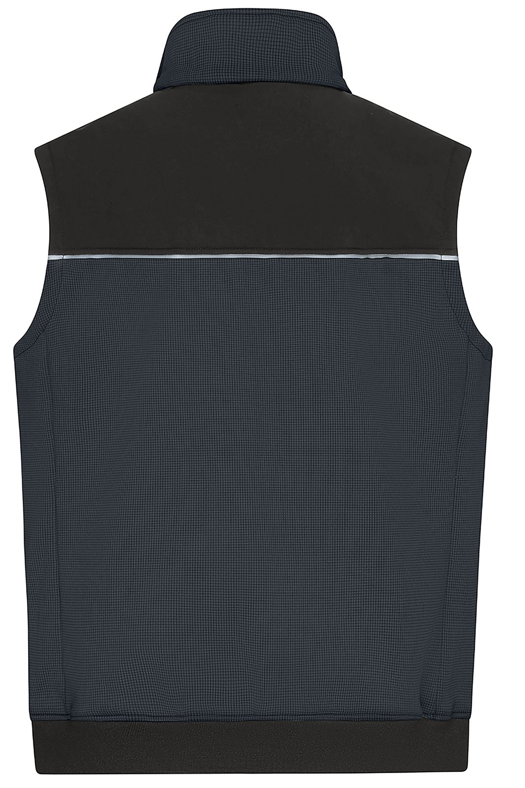 Weste Unisex Schwarz/Grau – Hybrid Workwear Vest, Detailansicht