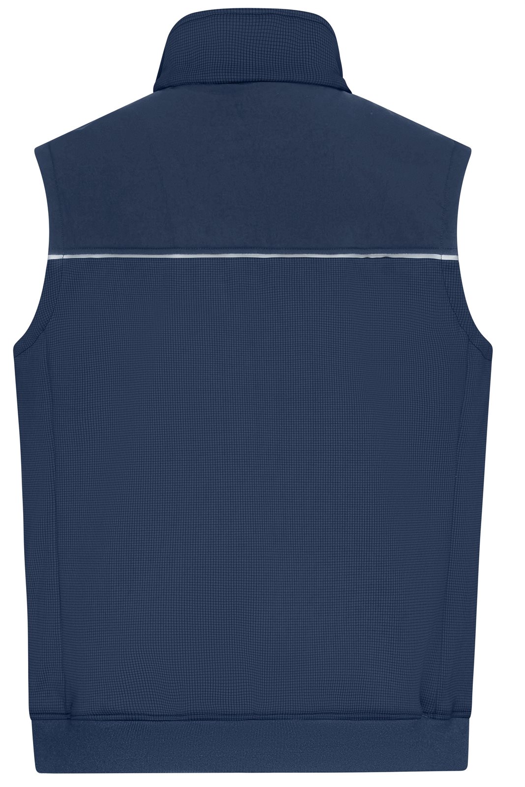 Weste Unisex Blau – Hybrid Workwear Vest, Detailansicht