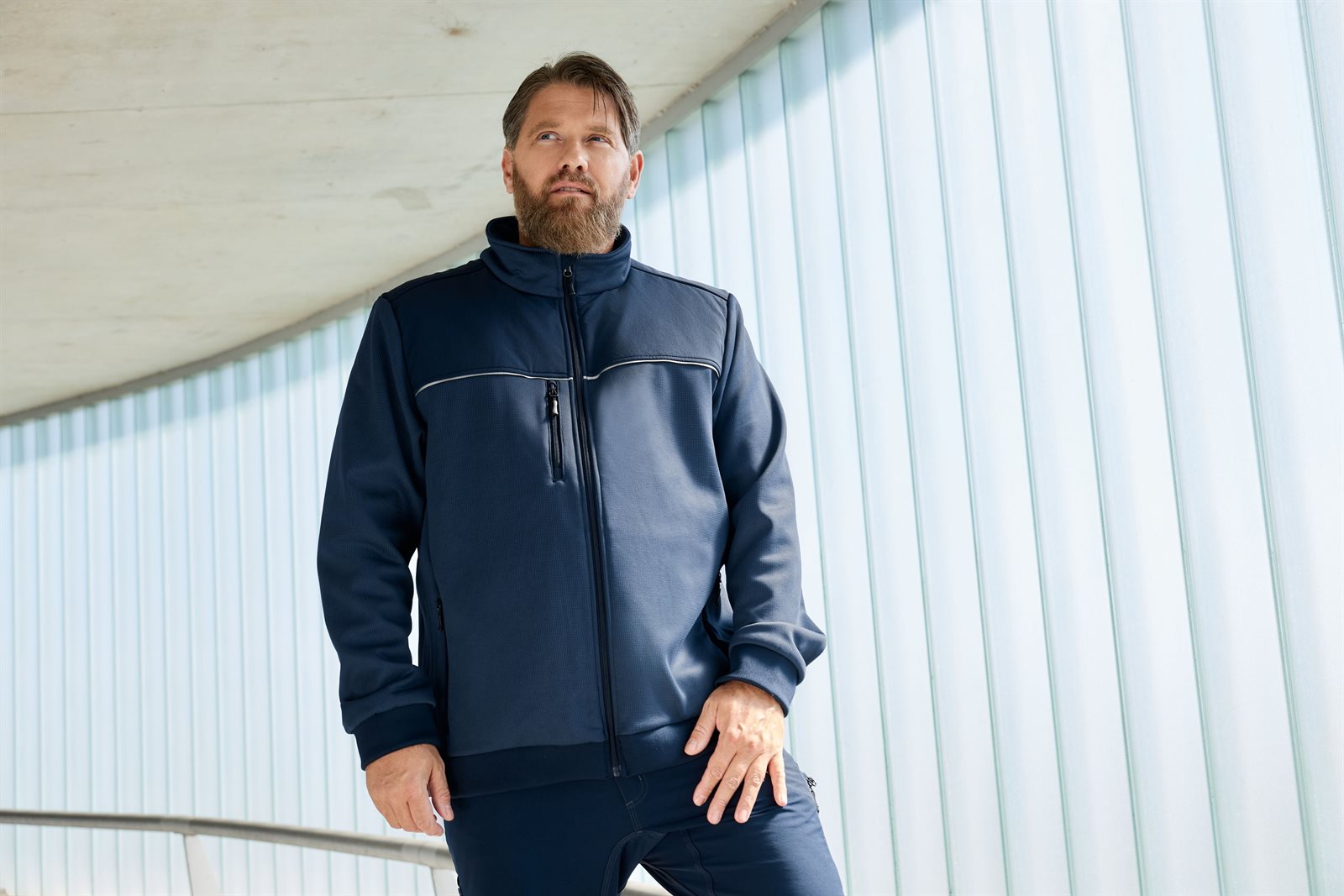 Jacke Unisex – Hybrid Workwear Jacket, Detailansicht