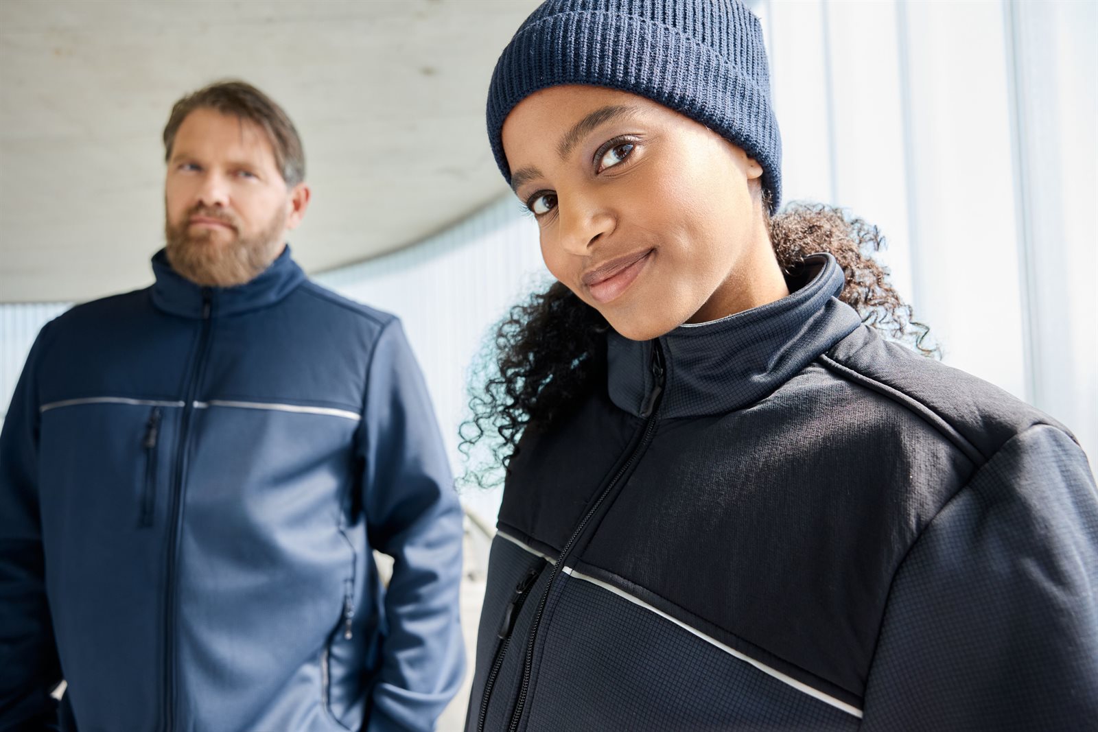Jacke Unisex – Hybrid Workwear Jacket, Detailansicht
