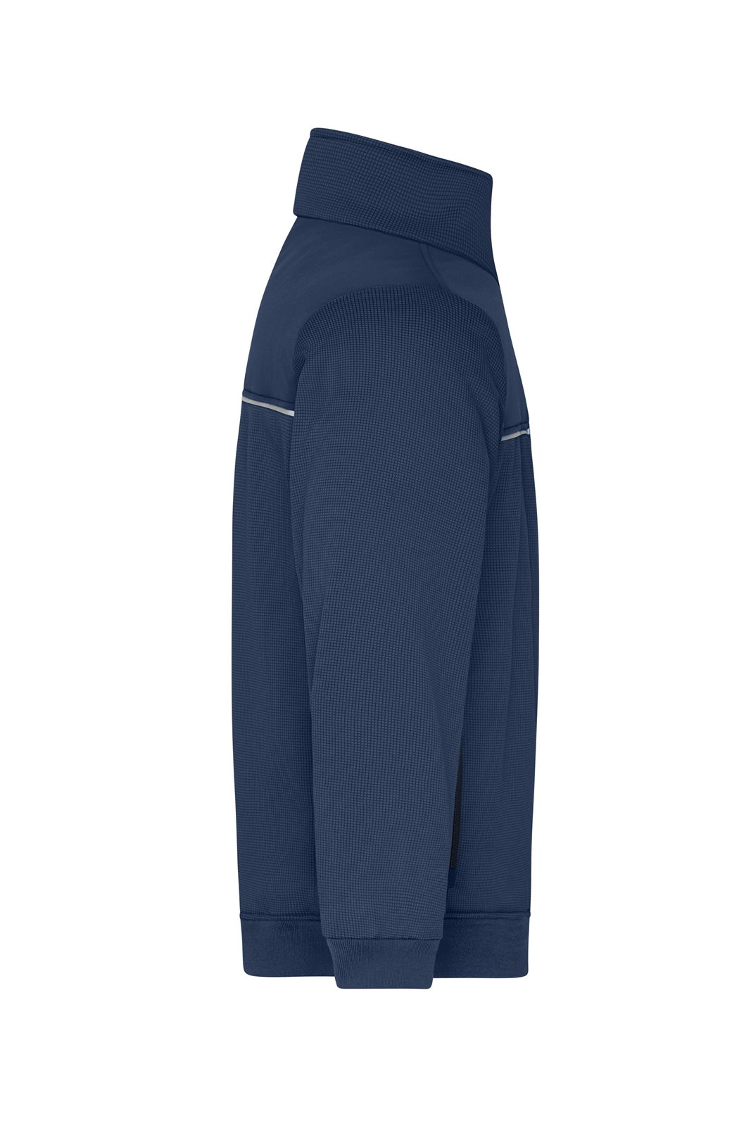 Jacke Unisex Blau – Hybrid Workwear Jacket, Detailansicht