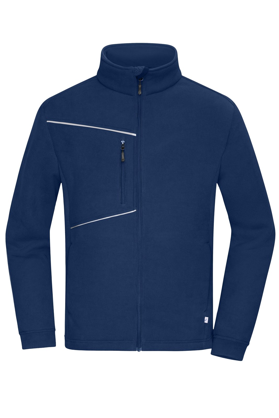 Jacke Unisex Blau – Fleece Jacket - Corduroy Look