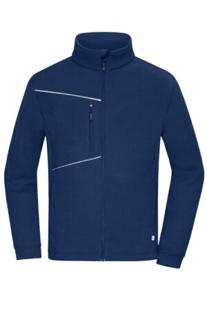 Jacke Unisex Schwarz – Fleece Jacket - Corduroy Look