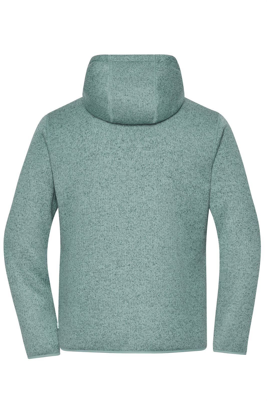 Jacke Unisex Grün/Braun – Workwear Knitted Fleece Jacket, Detailansicht