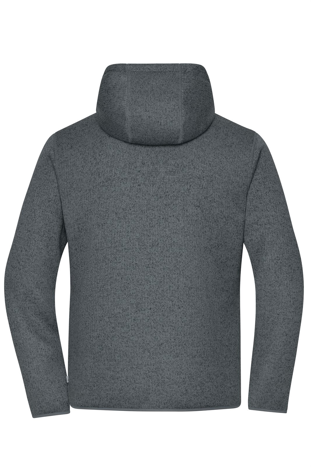 Jacke Unisex Grau/Braun – Workwear Knitted Fleece Jacket, Detailansicht