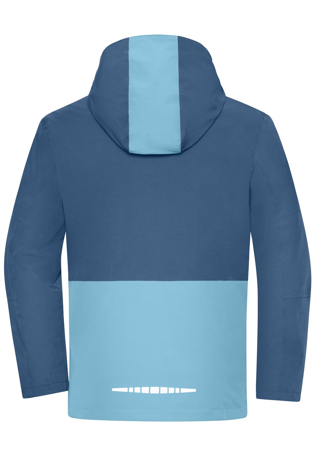 Jacke Unisex Blau – Workwear Hardshell Rainjacket, Detailansicht
