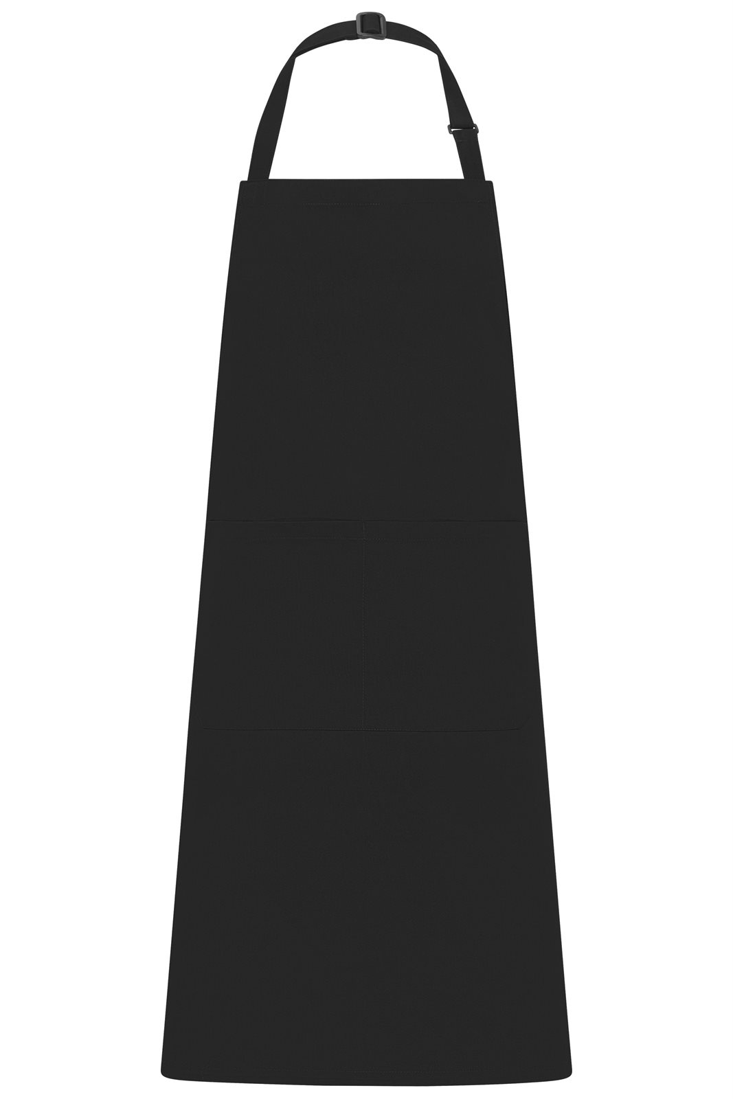 Schürze Unisex Schwarz – Apron with Bib
