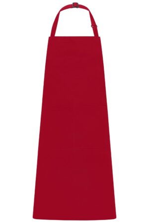 Schürze Unisex Schwarz – Apron with Bib