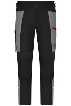 Hose Unisex Schwarz/Grau – Workwear Pants 4-Way Stretch